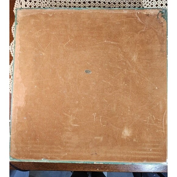 J. Brinley Art Tile in a Wooden Serving Tray Moose Scene (read) - Picture 7 of 12